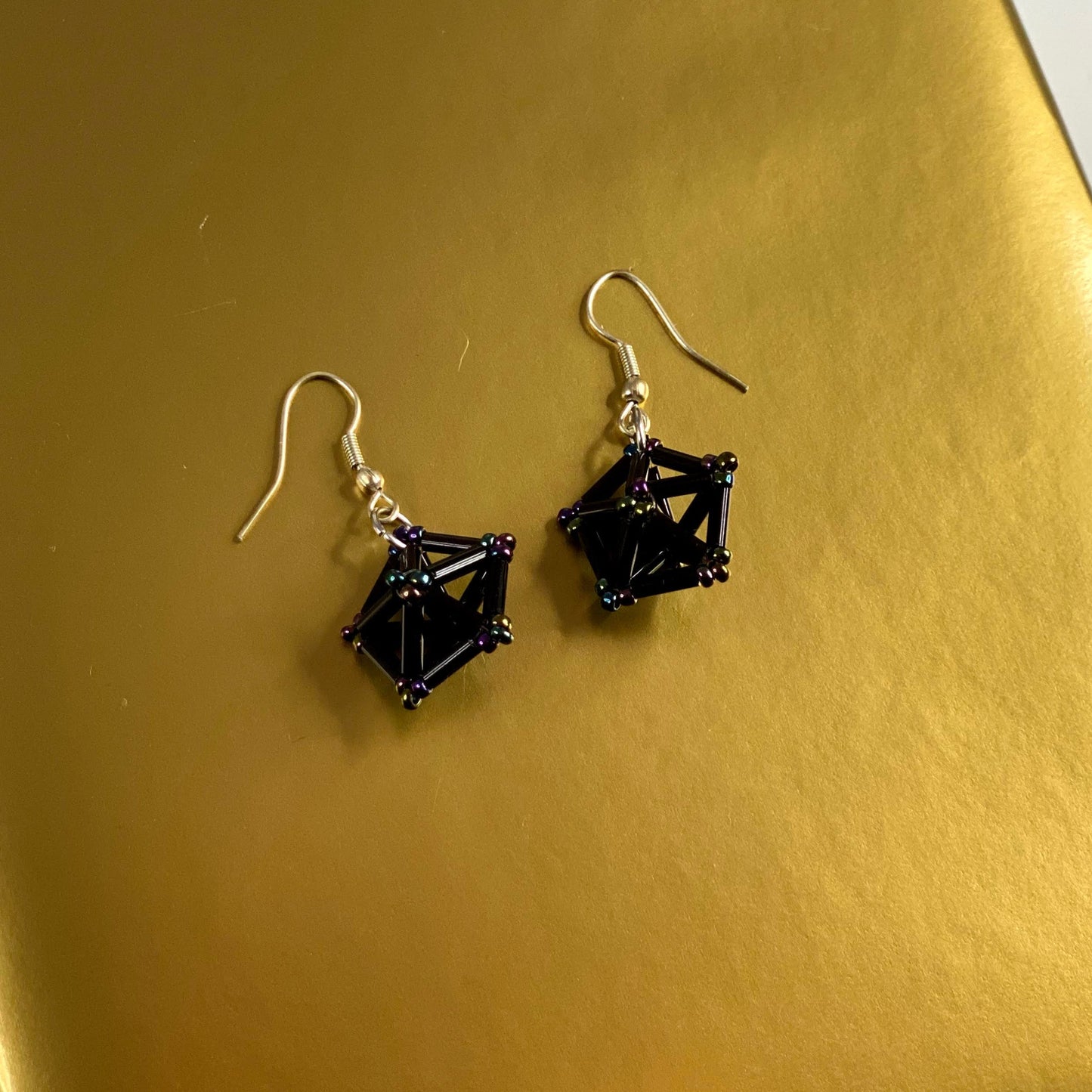 3D Pentagon Earrings - Himelli art inspired