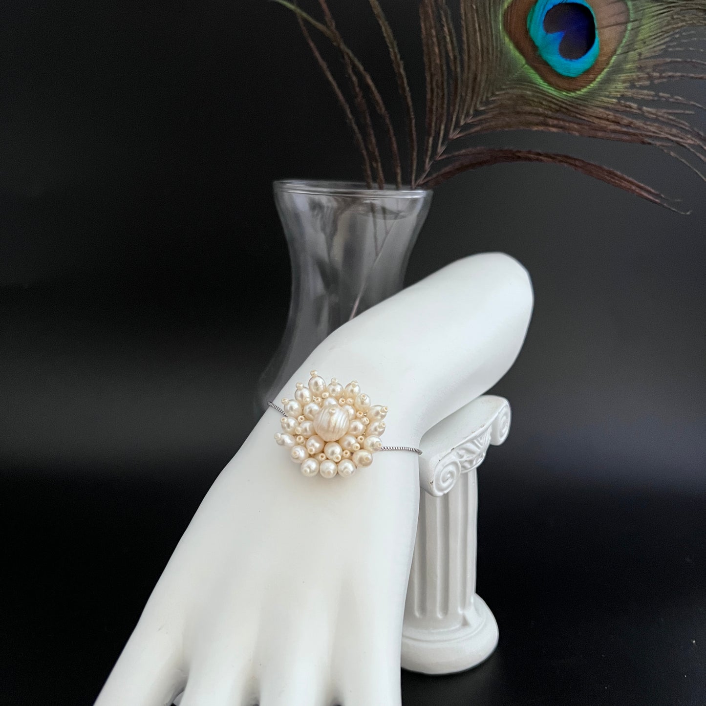 Beaded Pearl Bracelet