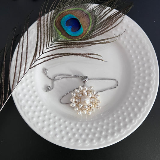 Beaded Pearl Bracelet