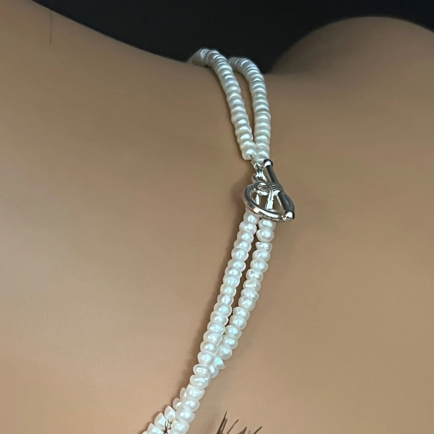 Geometric Bridal Necklace and Earring Set