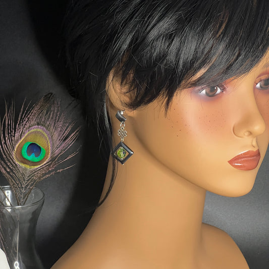 Diamond Dream Earrings with Celestial Crystal