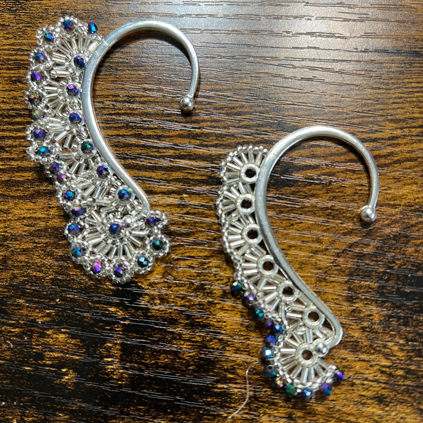 Beaded Back Ear Cuff