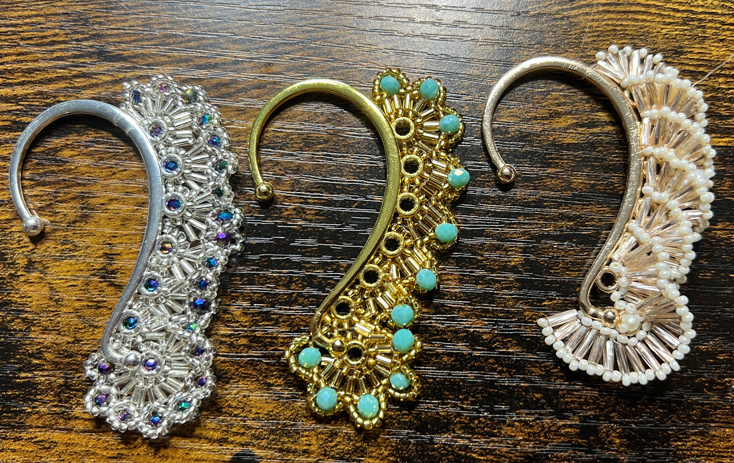 Beaded Back Ear Cuff