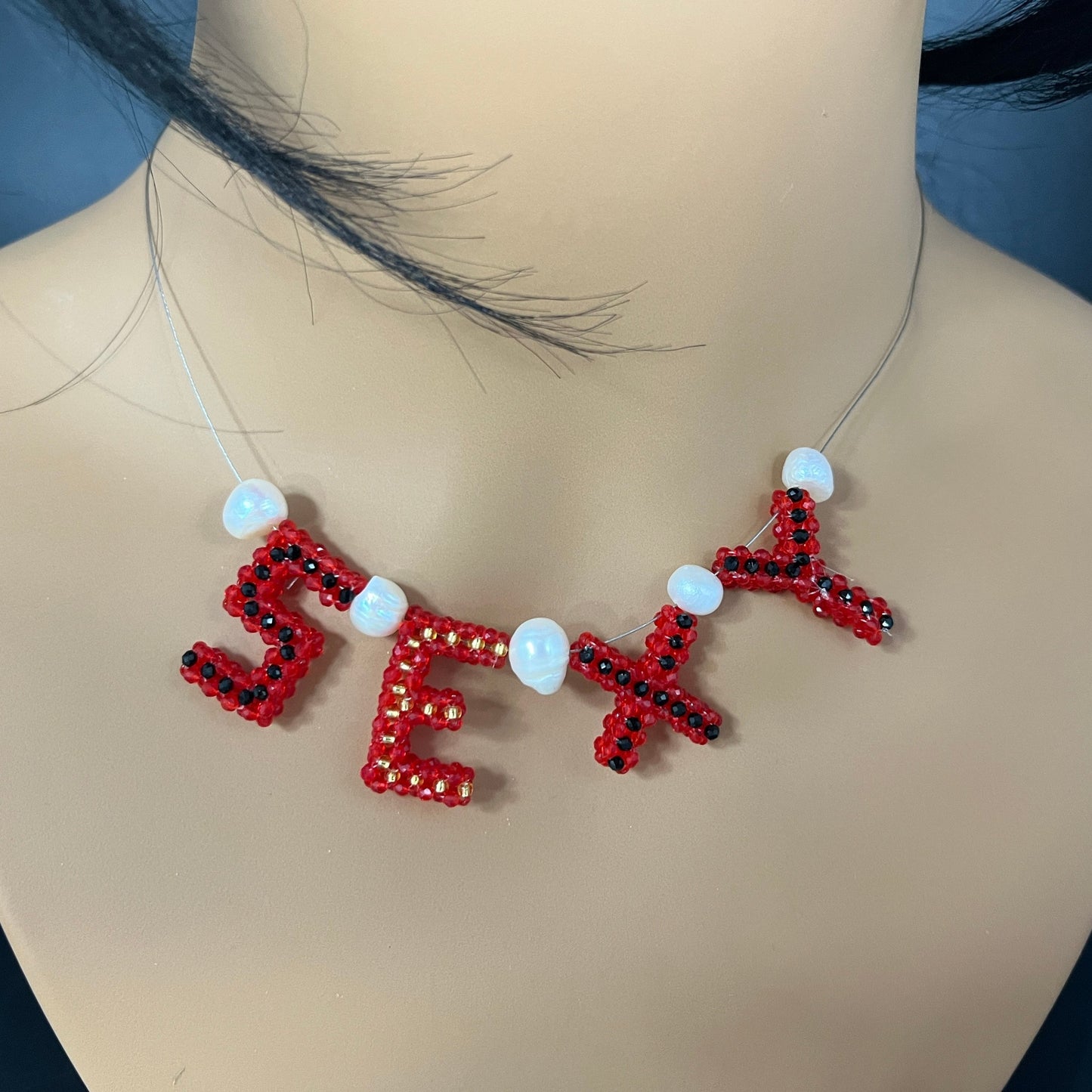 Personalized Beaded Initials or Words necklace