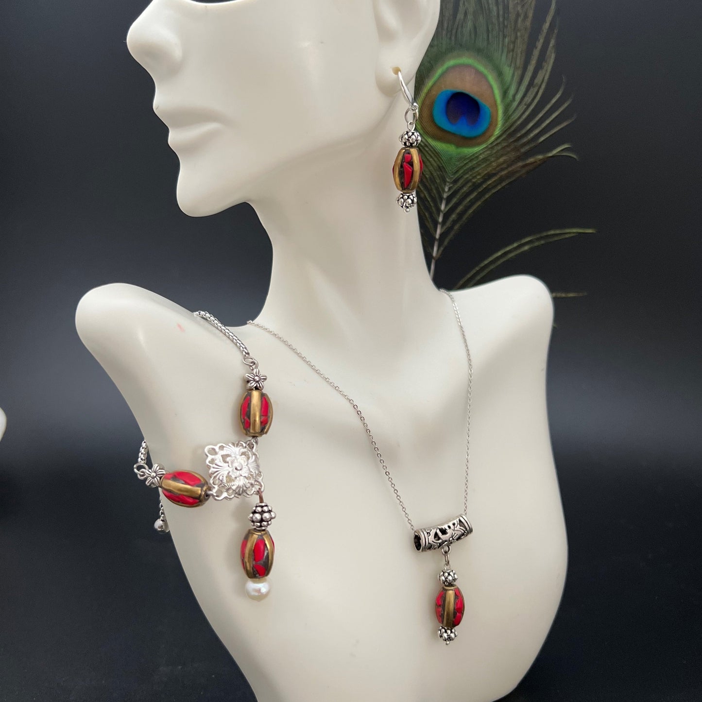 Tibetan Coral Set