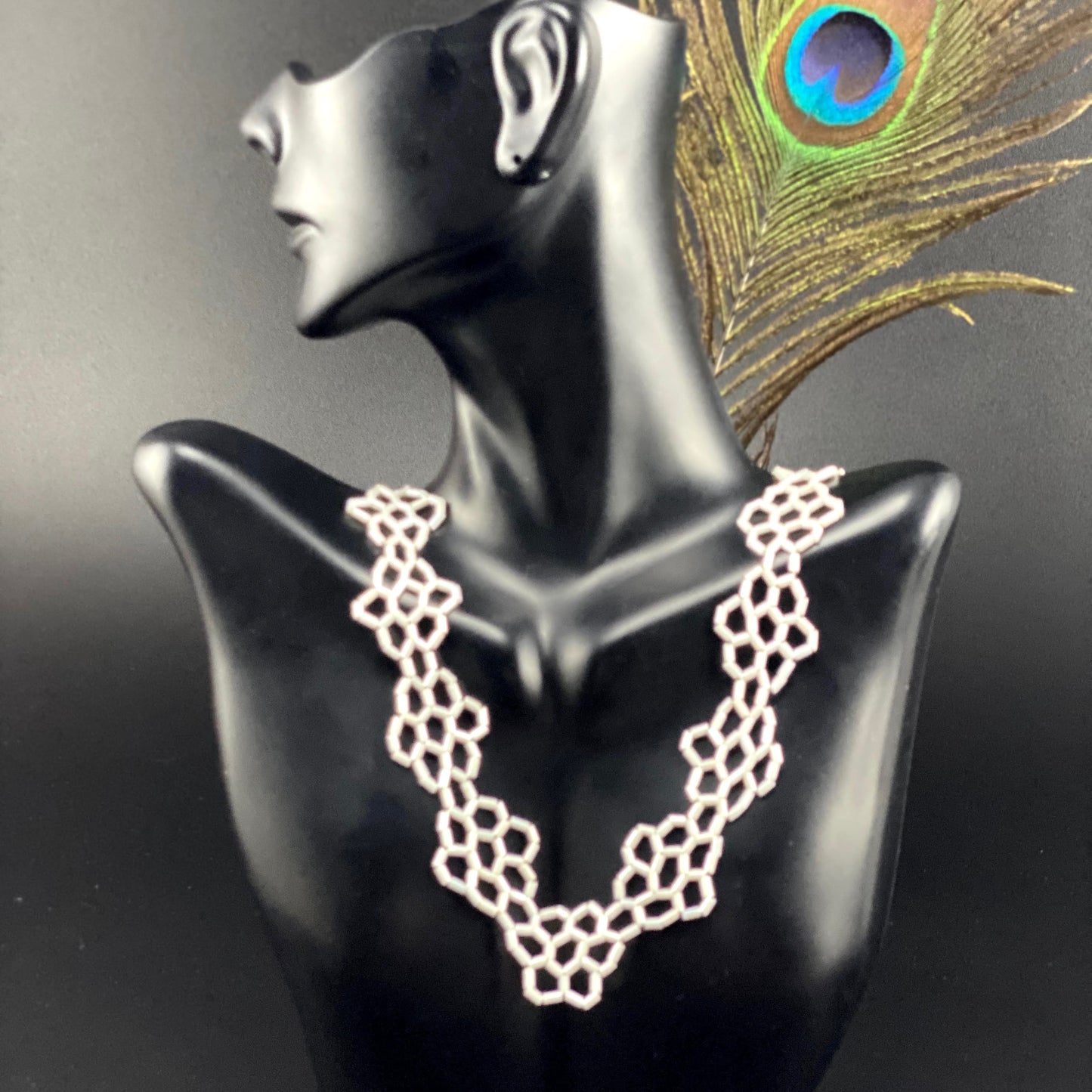 Honeycomb Net Necklace