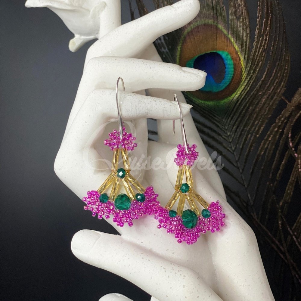 Magical Bouquet Dangles-QuiseJewels