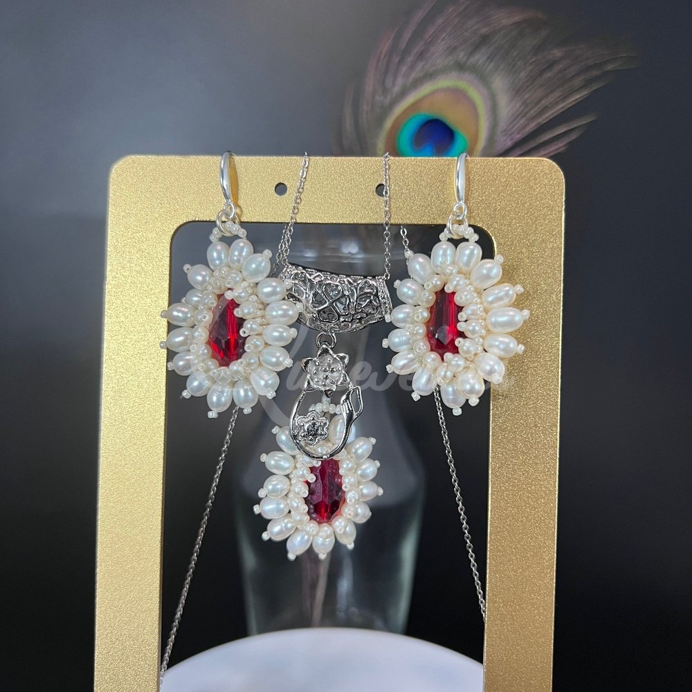 Victorian Style Bridal Set-QuiseJewels