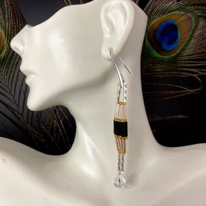 Champaign Black Dangles