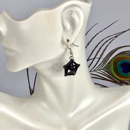3D Pentagon Earrings - Himelli art inspired