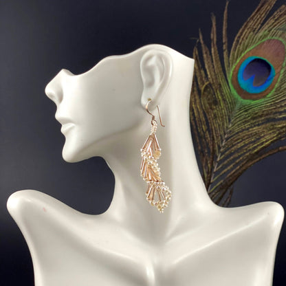 Pearly Swirl Earrings