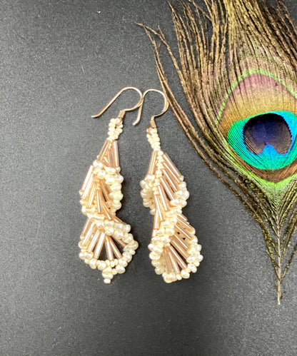 Pearly Swirl Earrings