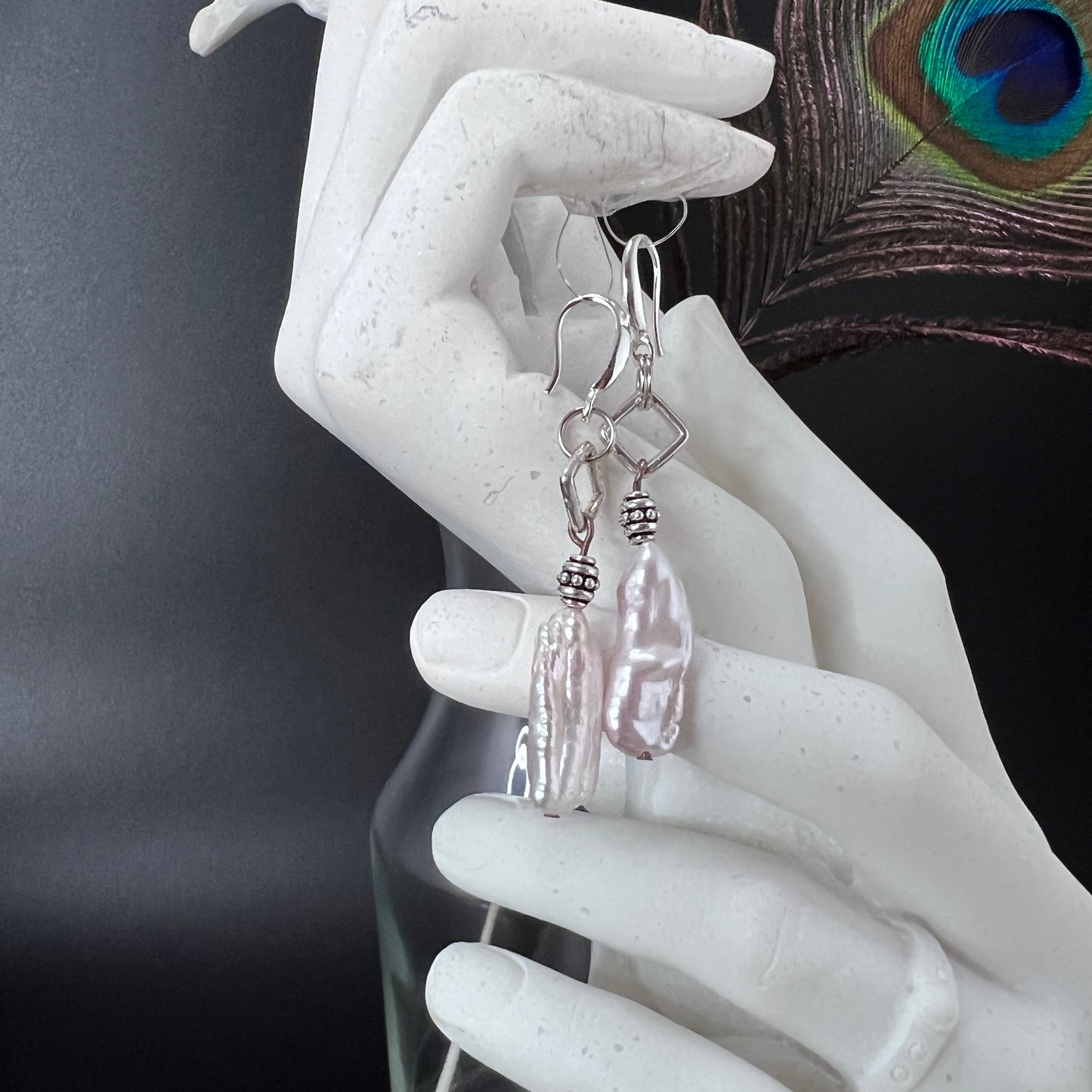 Keshi Pearl Earrings