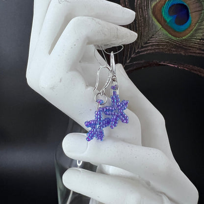 Beaded Starfish Earrings