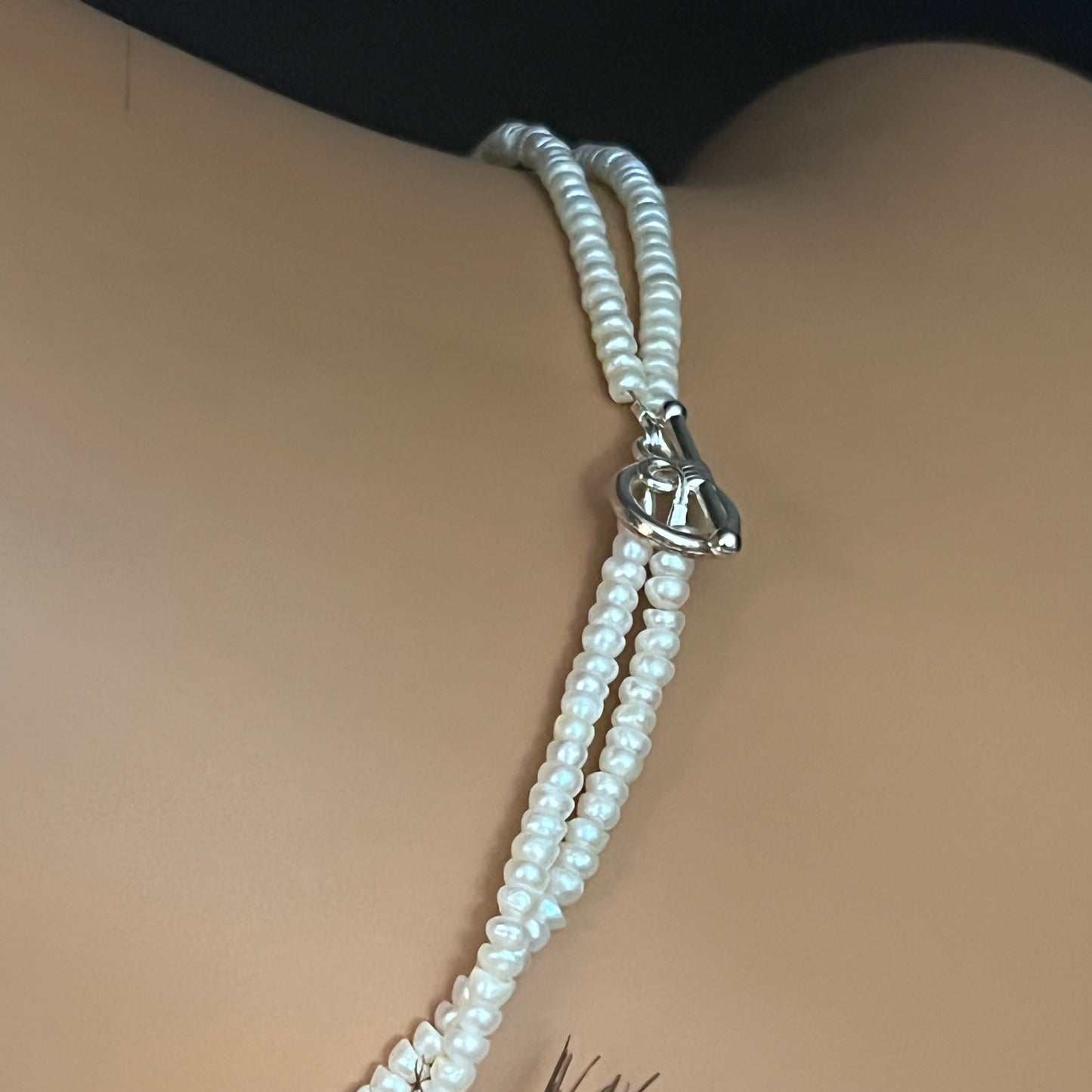 Geometric Bridal Necklace and Earring Set