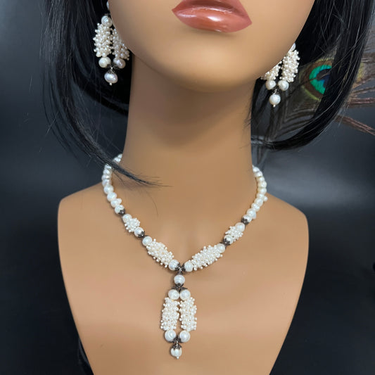 Pearl Yoni Beaded Jewelry Set