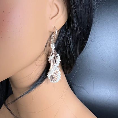 Pearly Swirl Earrings
