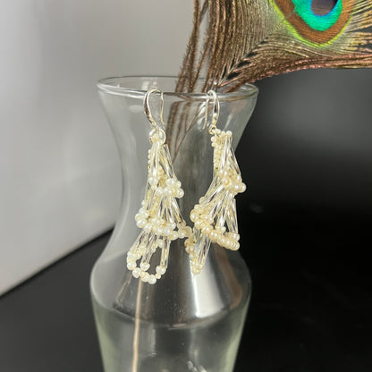 Pearly Swirl Earrings