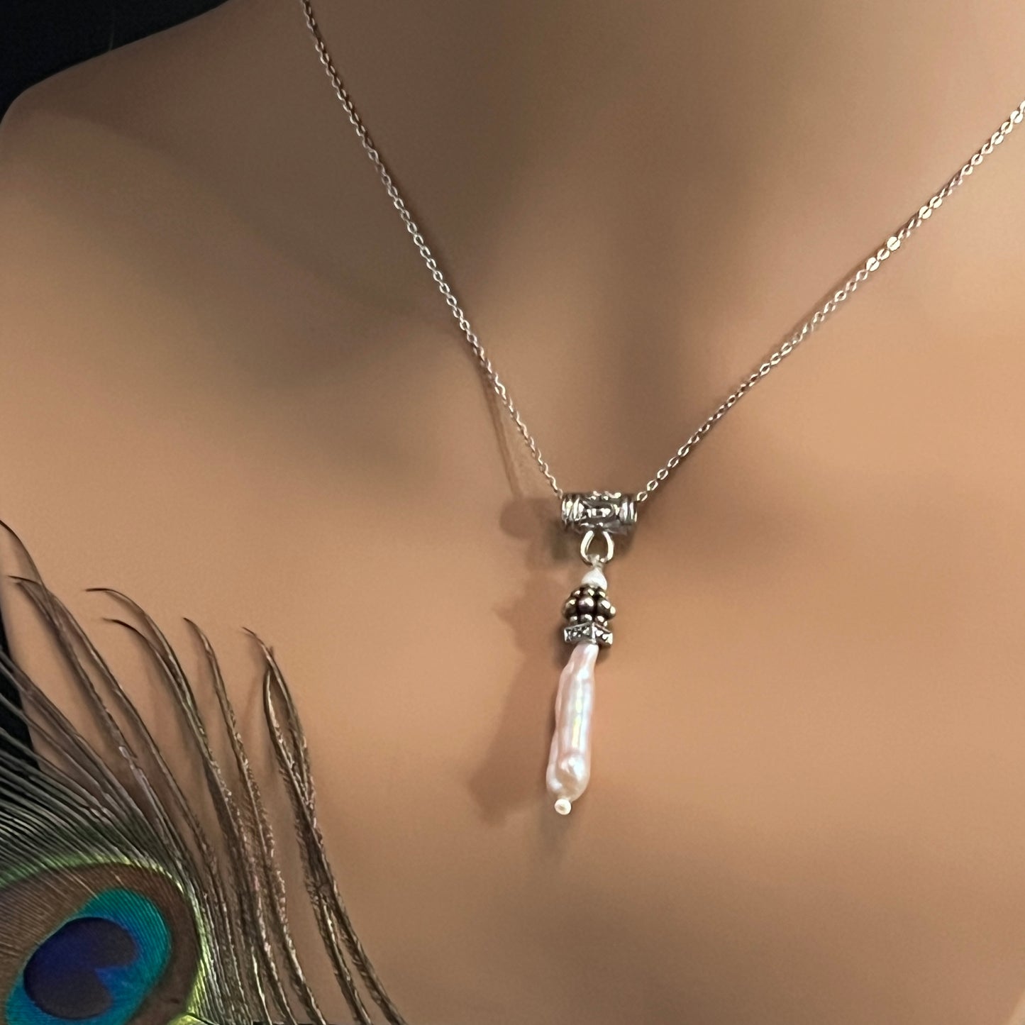 Keshi Pearl Pendant