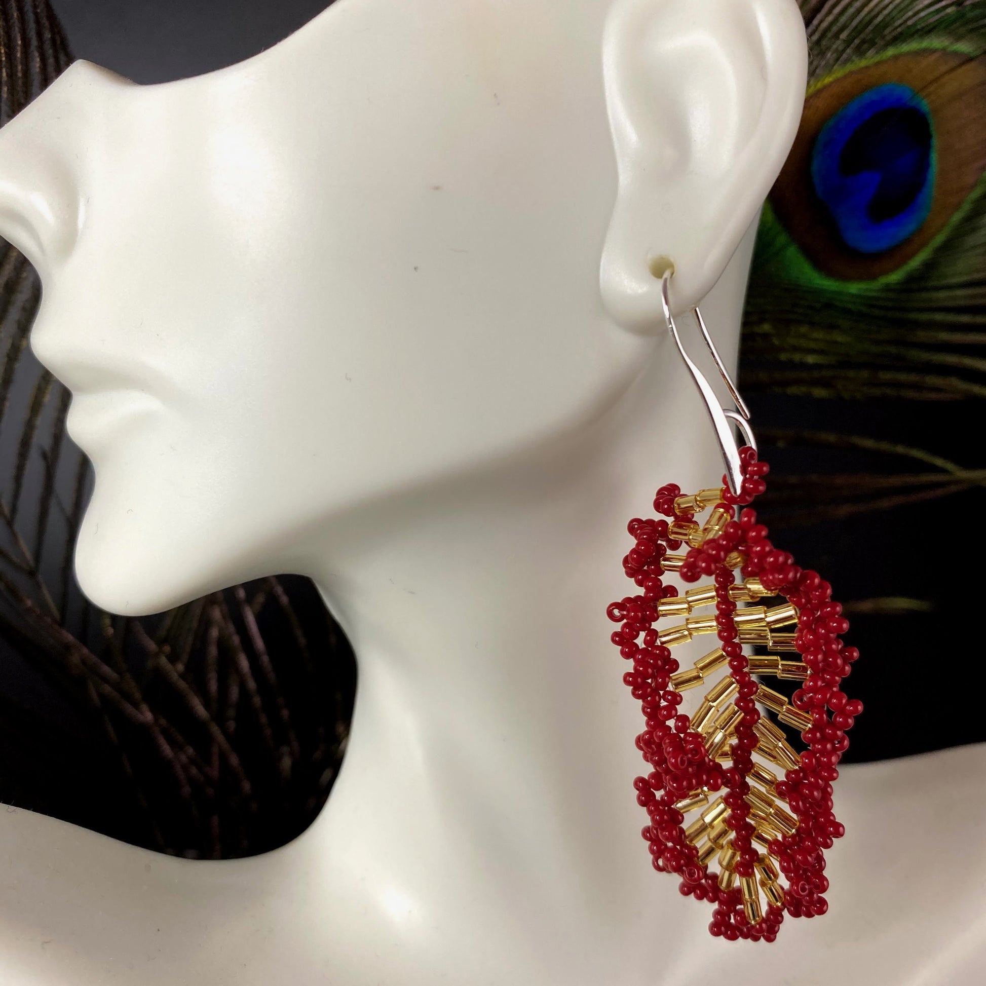 Long Leaf Earrings