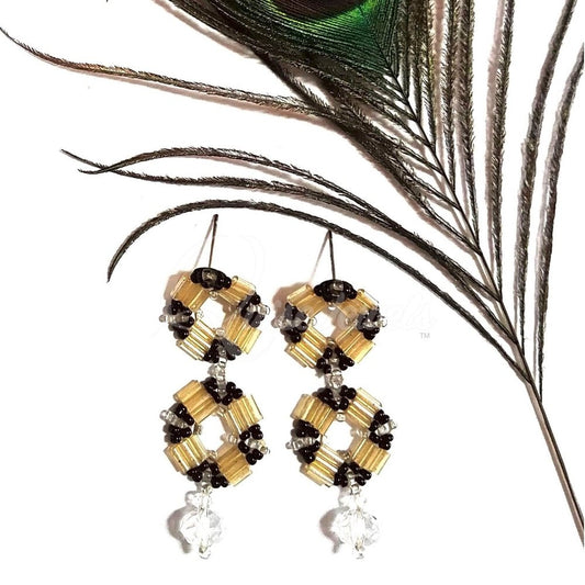 Double Diamond Earrings-QuiseJewels